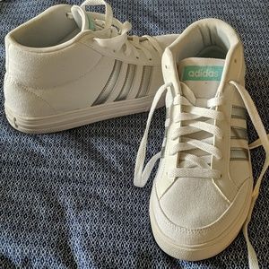 Adidas canvas high tops, size 7.5